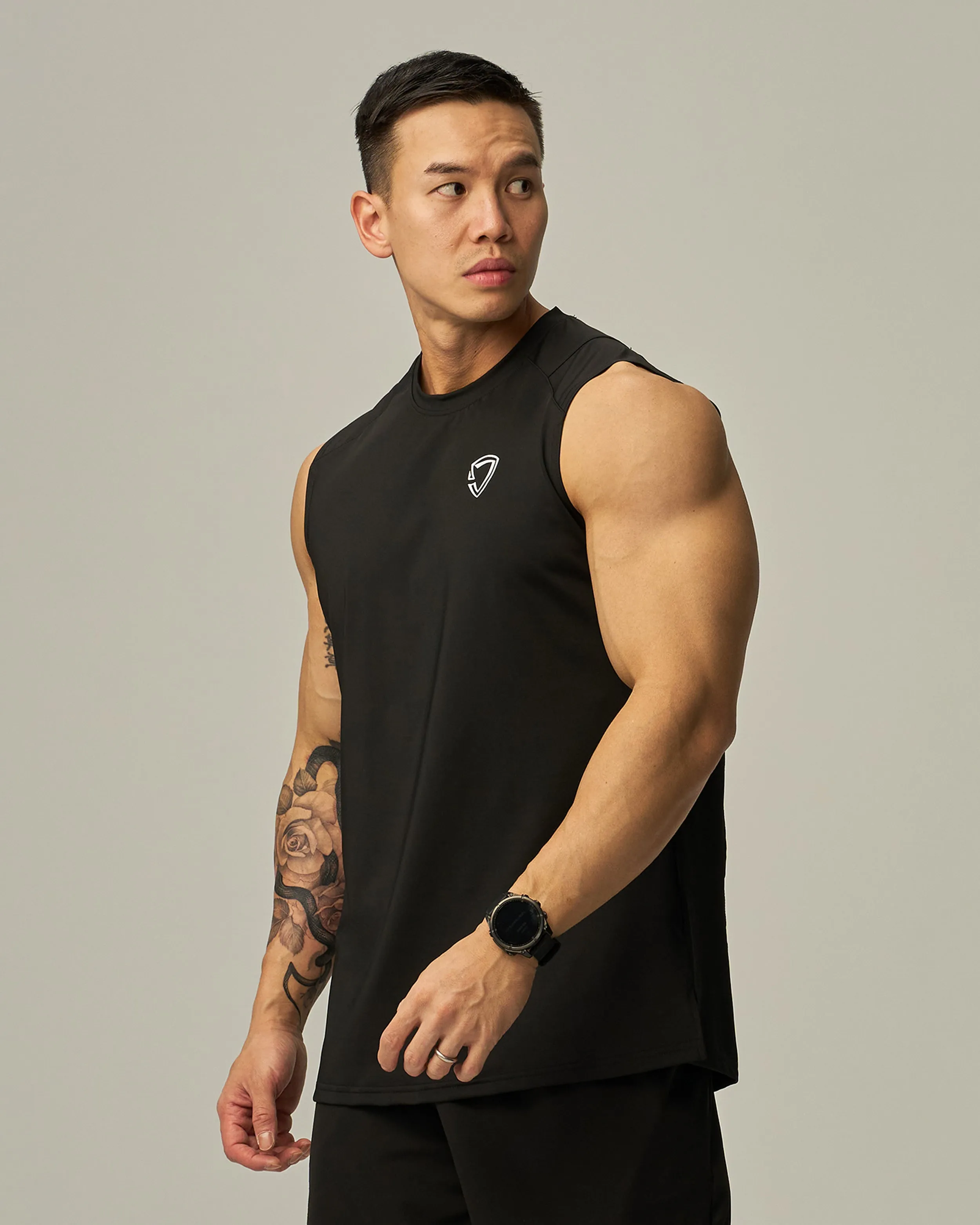 Badge Train Wide Tank Top