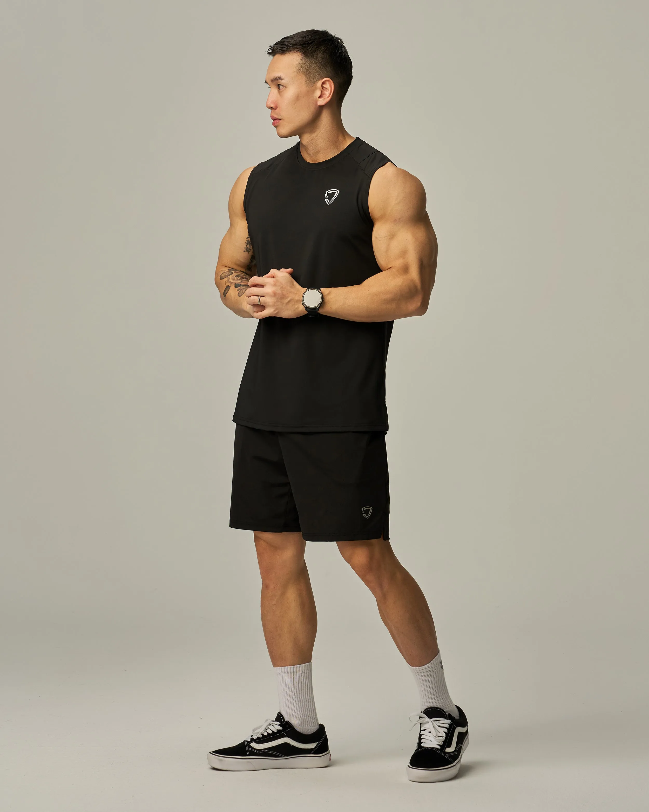 Badge Train Wide Tank Top