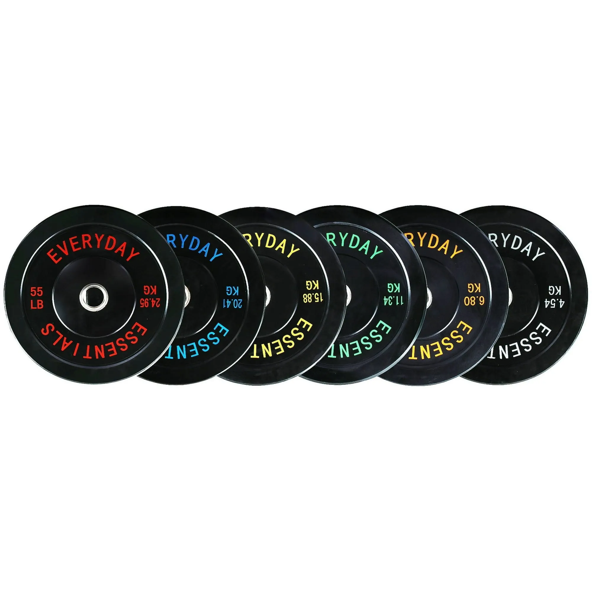 BalanceFrom Olympic Bumper Plate Weight Plate, 35 lbs Pair Black - new