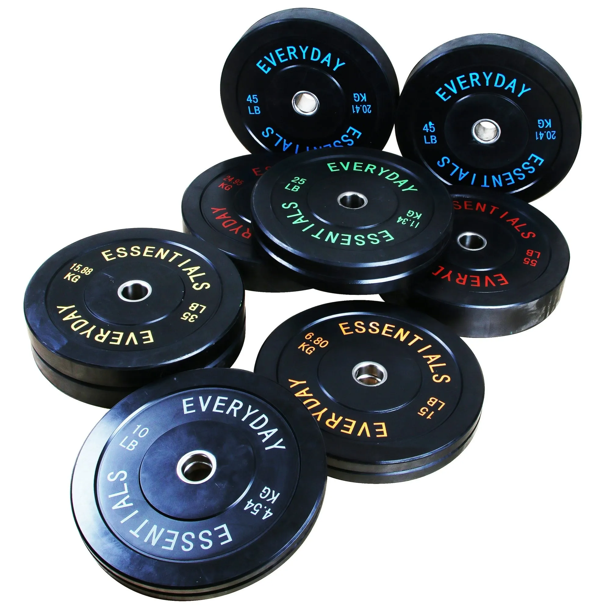 BalanceFrom Olympic Bumper Plate Weight Plate, 35 lbs Pair Black - new