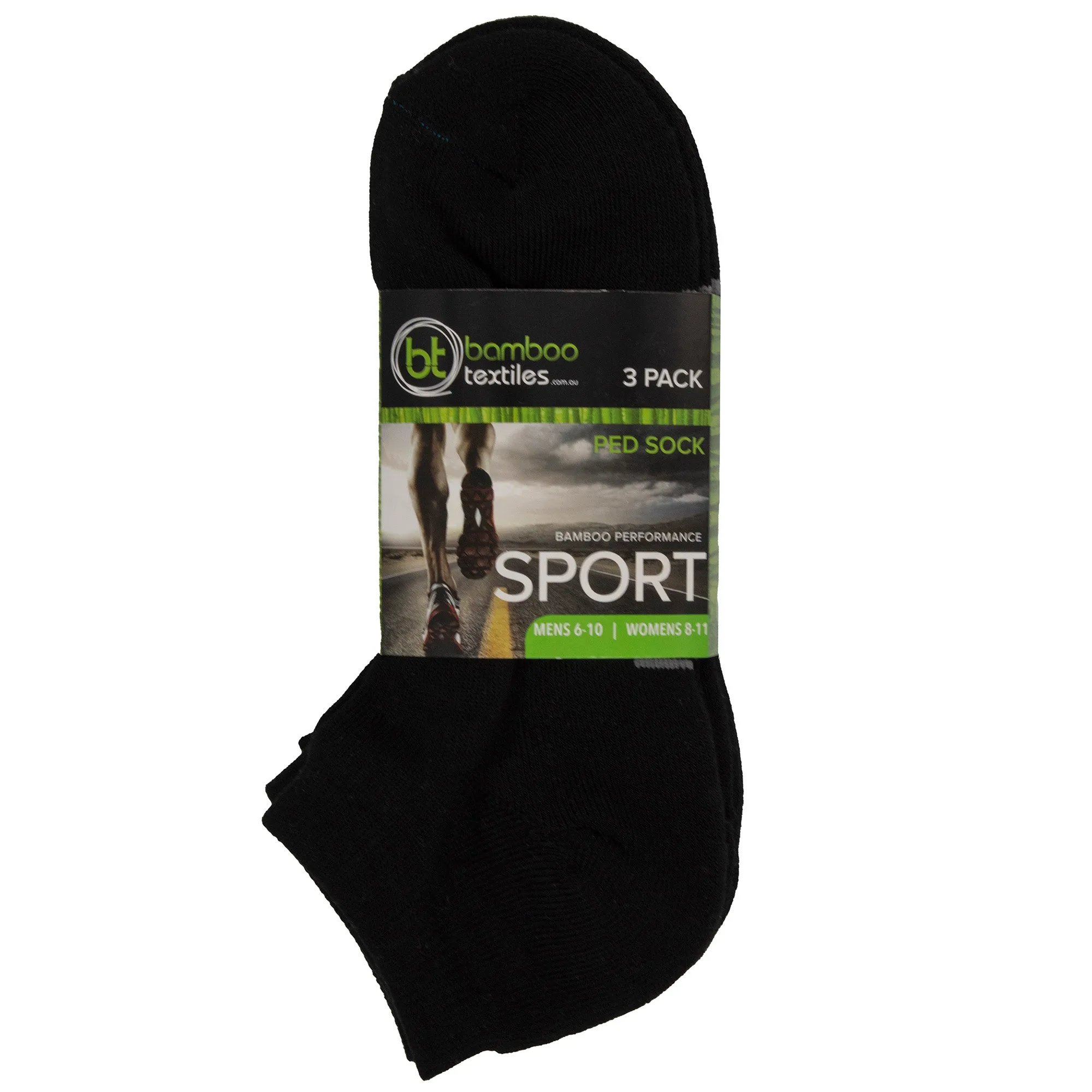 Bamboo 3pk Ped Sock