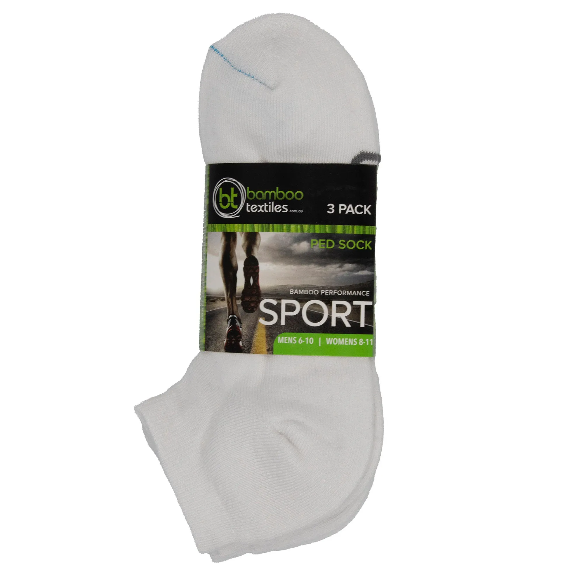 Bamboo 3pk Ped Sock