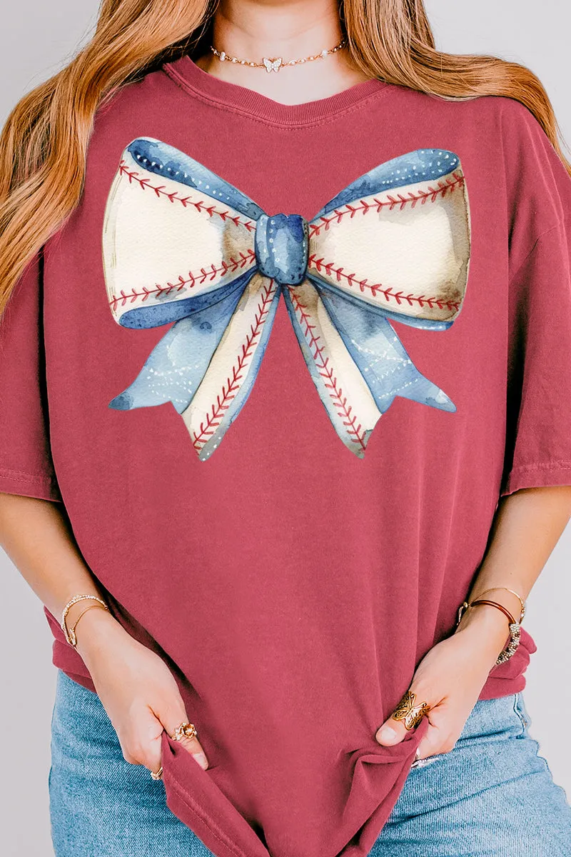 Baseball Girly Comfort Colors Adult Ring-Spun Cotton Tee