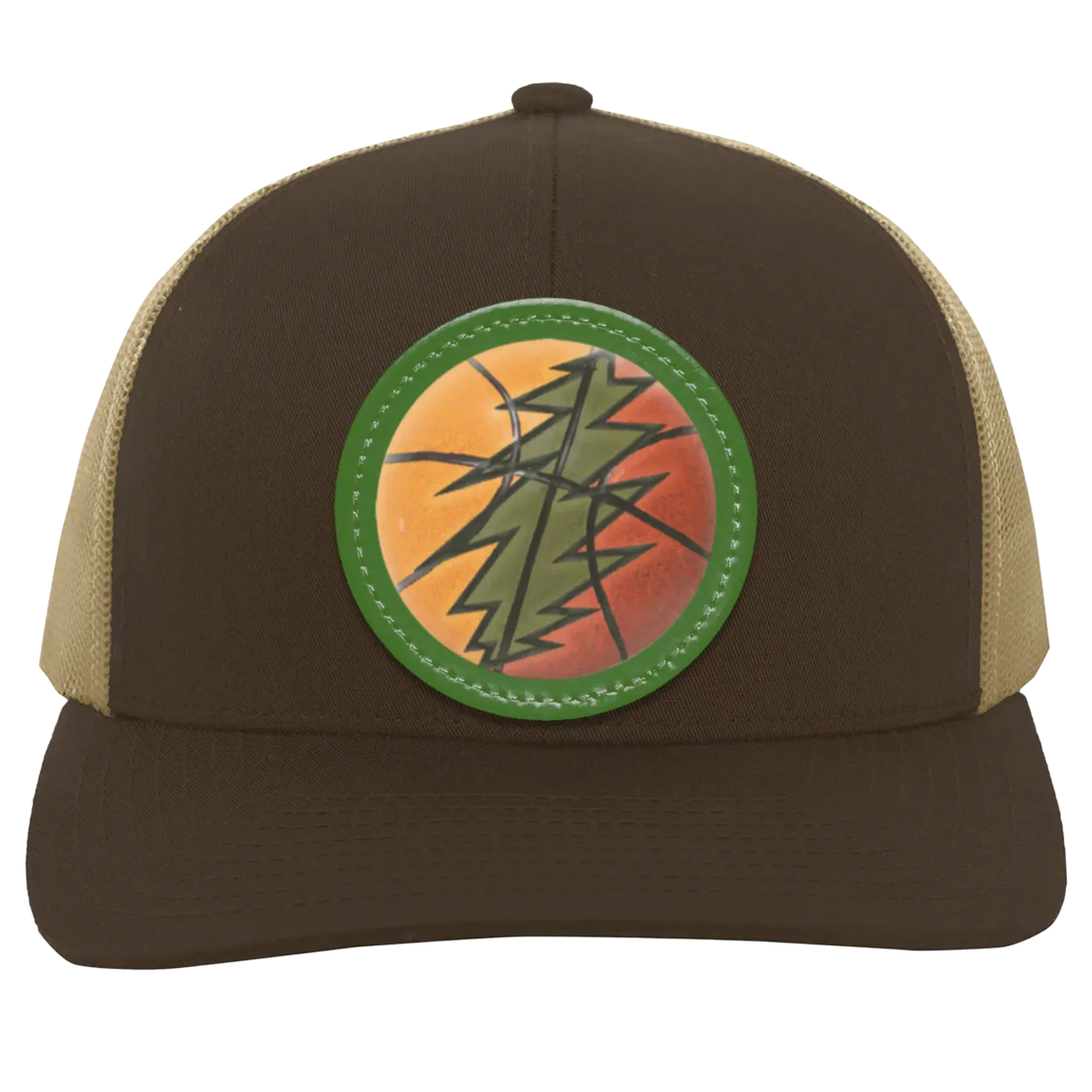 Basketball Bolt - Trucker Snap Back - Circle Patch