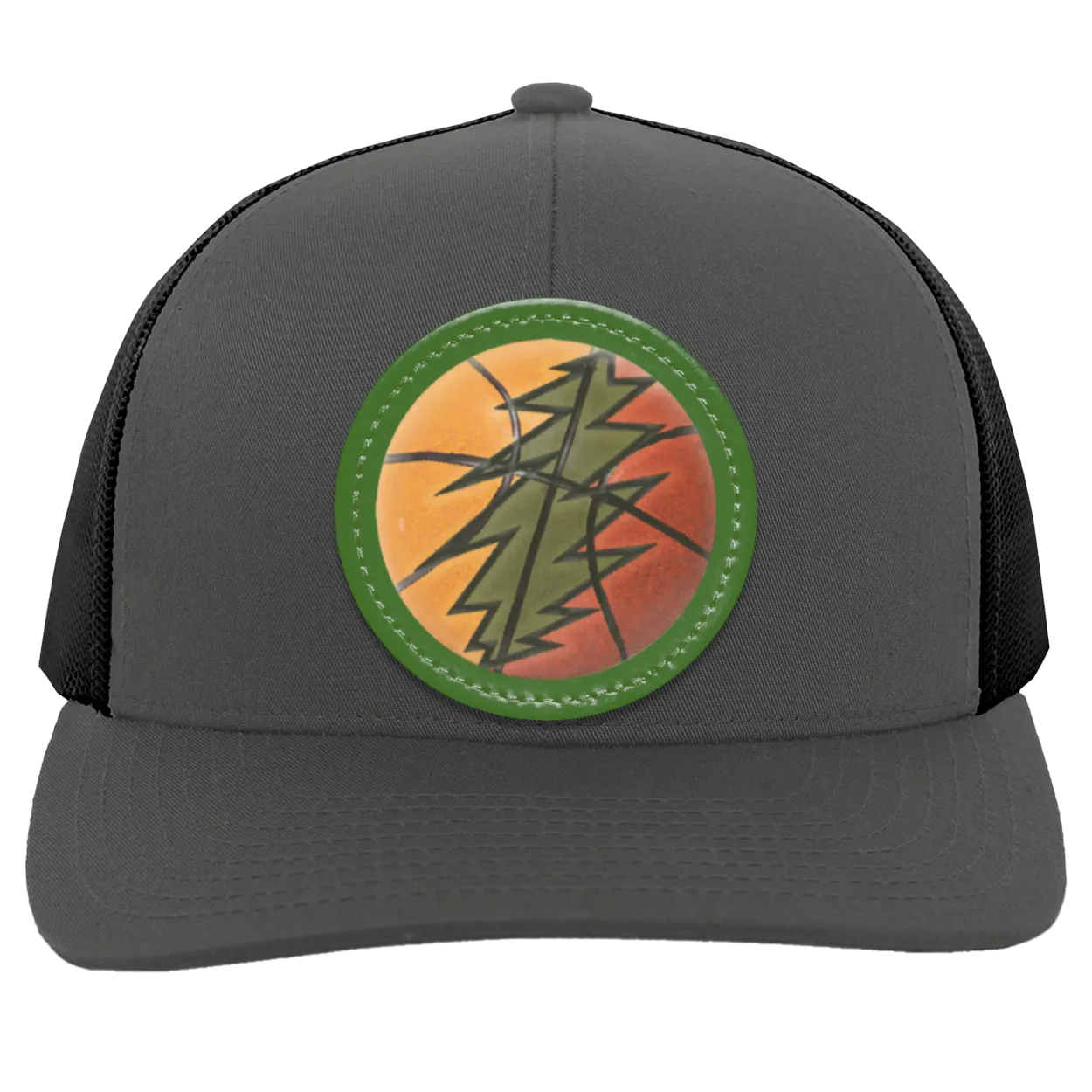 Basketball Bolt - Trucker Snap Back - Circle Patch