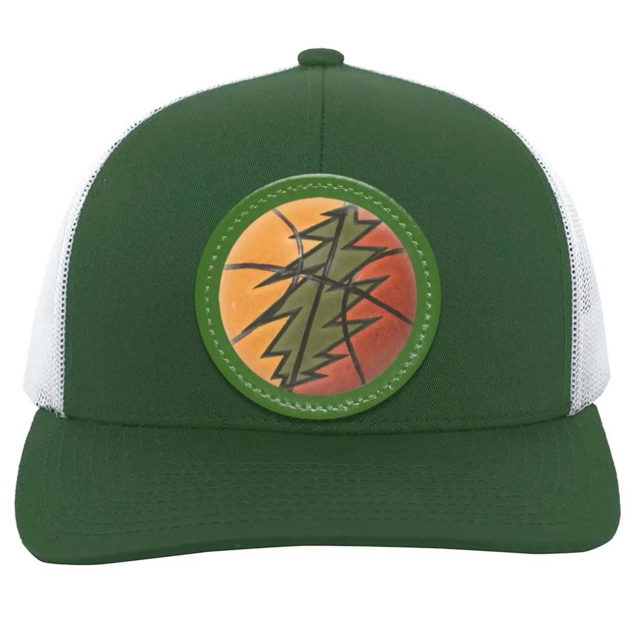Basketball Bolt - Trucker Snap Back - Circle Patch