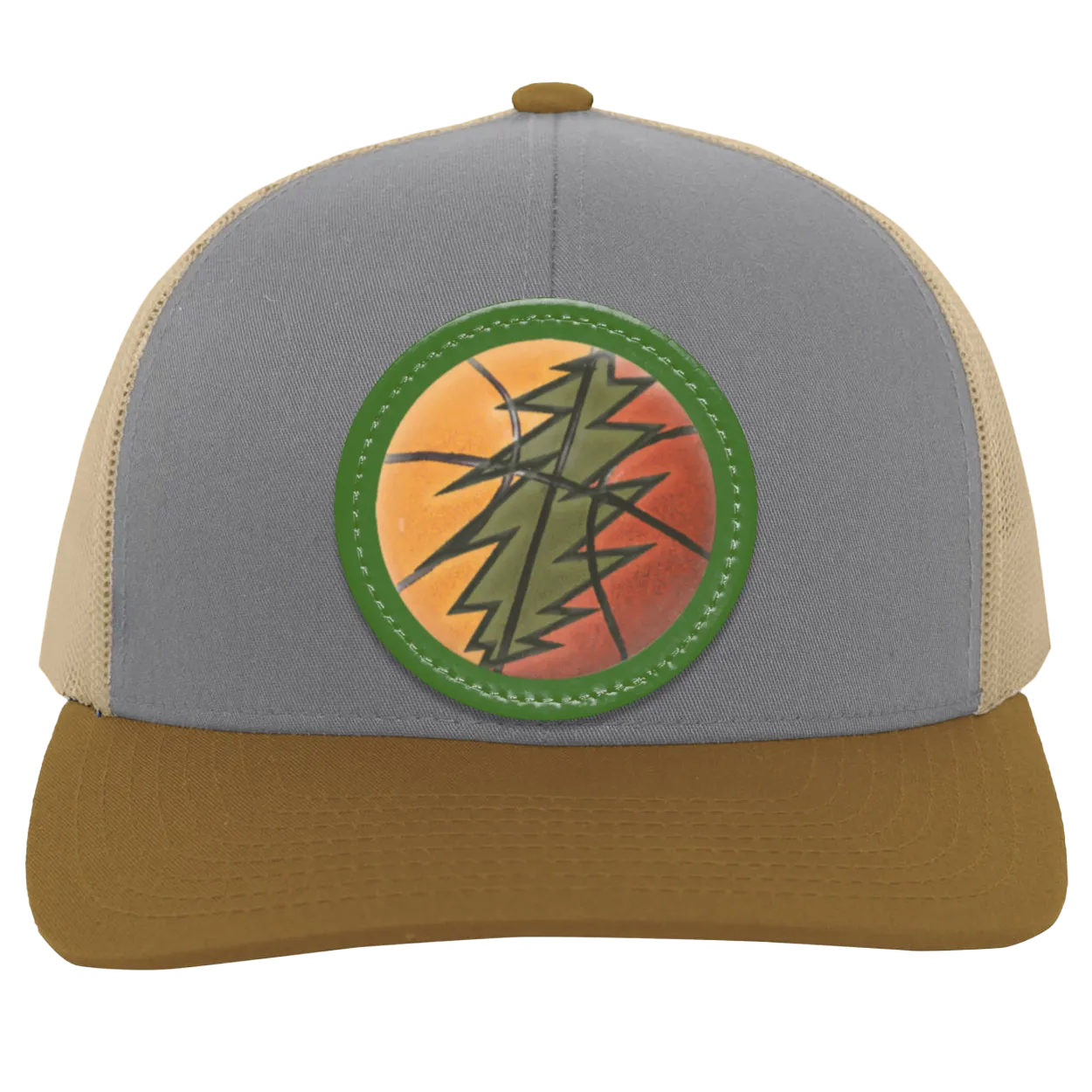 Basketball Bolt - Trucker Snap Back - Circle Patch
