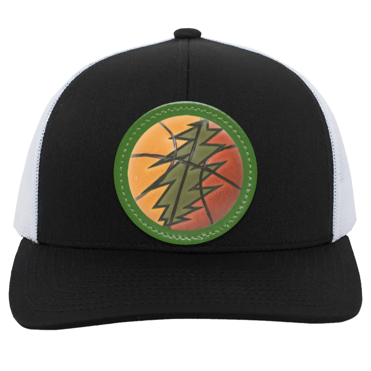 Basketball Bolt - Trucker Snap Back - Circle Patch