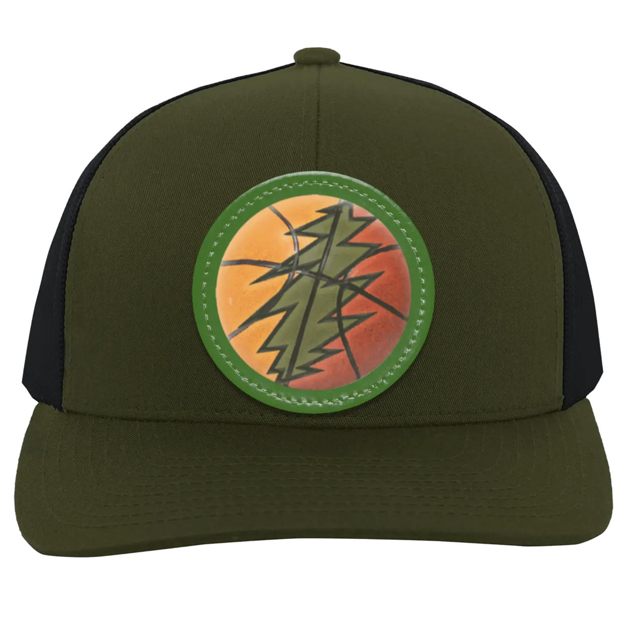 Basketball Bolt - Trucker Snap Back - Circle Patch