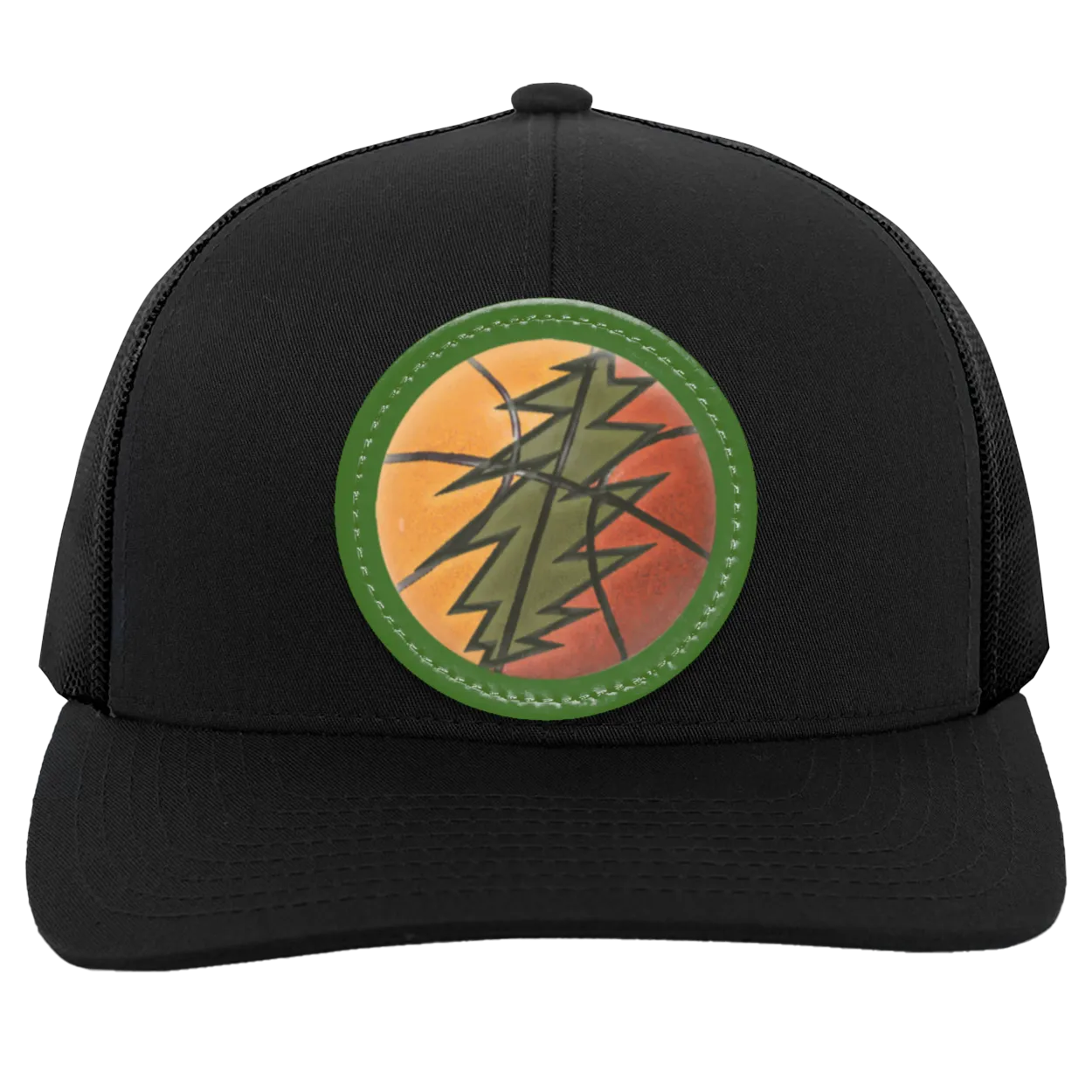 Basketball Bolt - Trucker Snap Back - Circle Patch