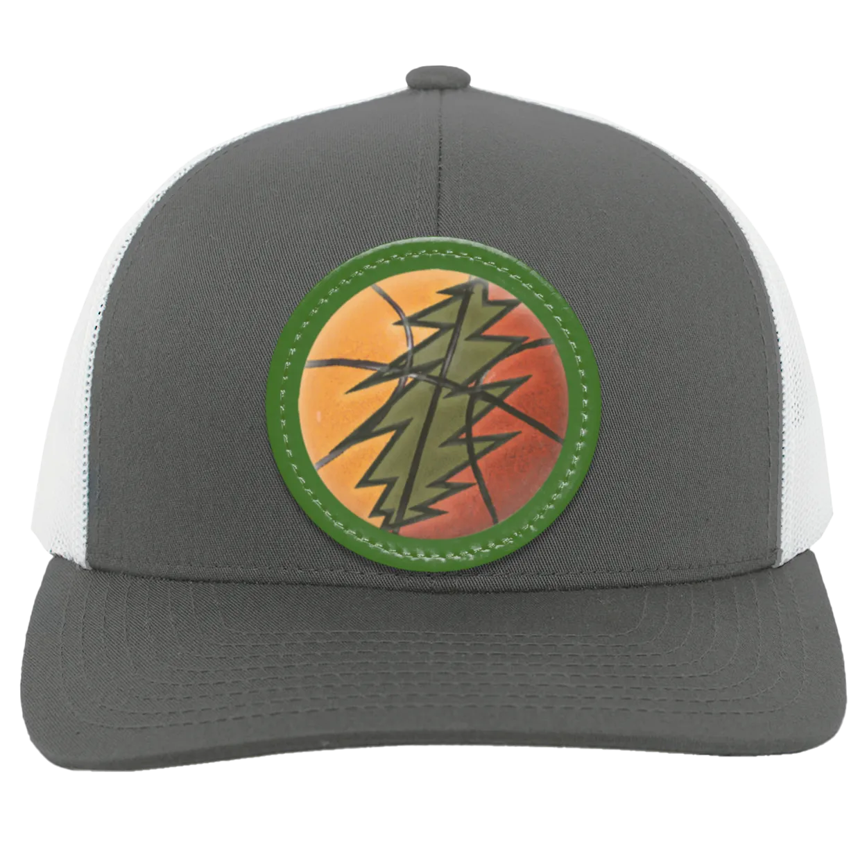 Basketball Bolt - Trucker Snap Back - Circle Patch