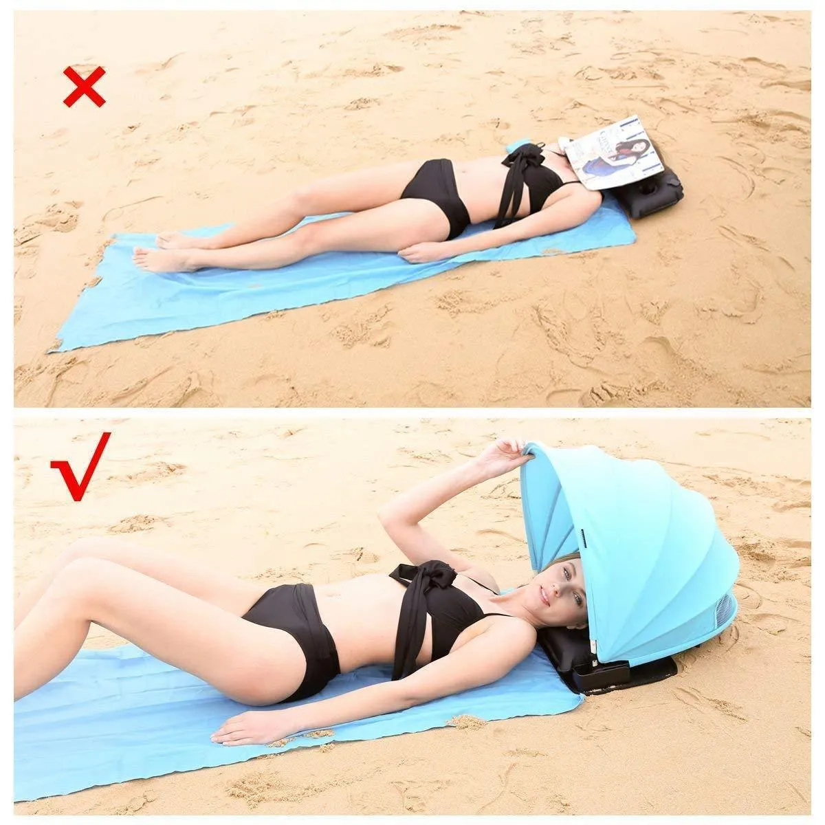 Beach Sunshade Pillow