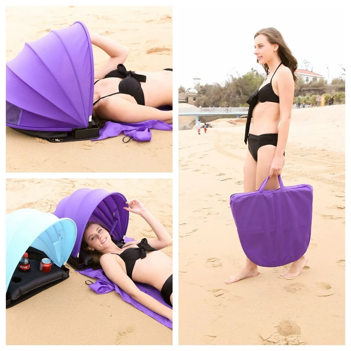Beach Sunshade Pillow