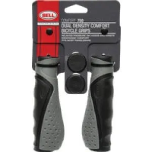 BELL SPORTS 750 COMFORT GRIP HAND GRIPS BLACK AND GRAY
