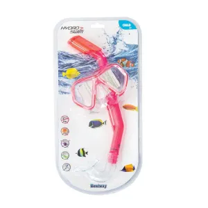 Bestway Diving Snorkel Goggles & Mask (Child Pink)