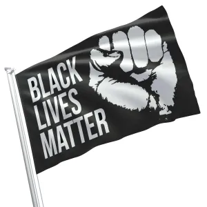 Black Lives Matter Black Power Flag Banner