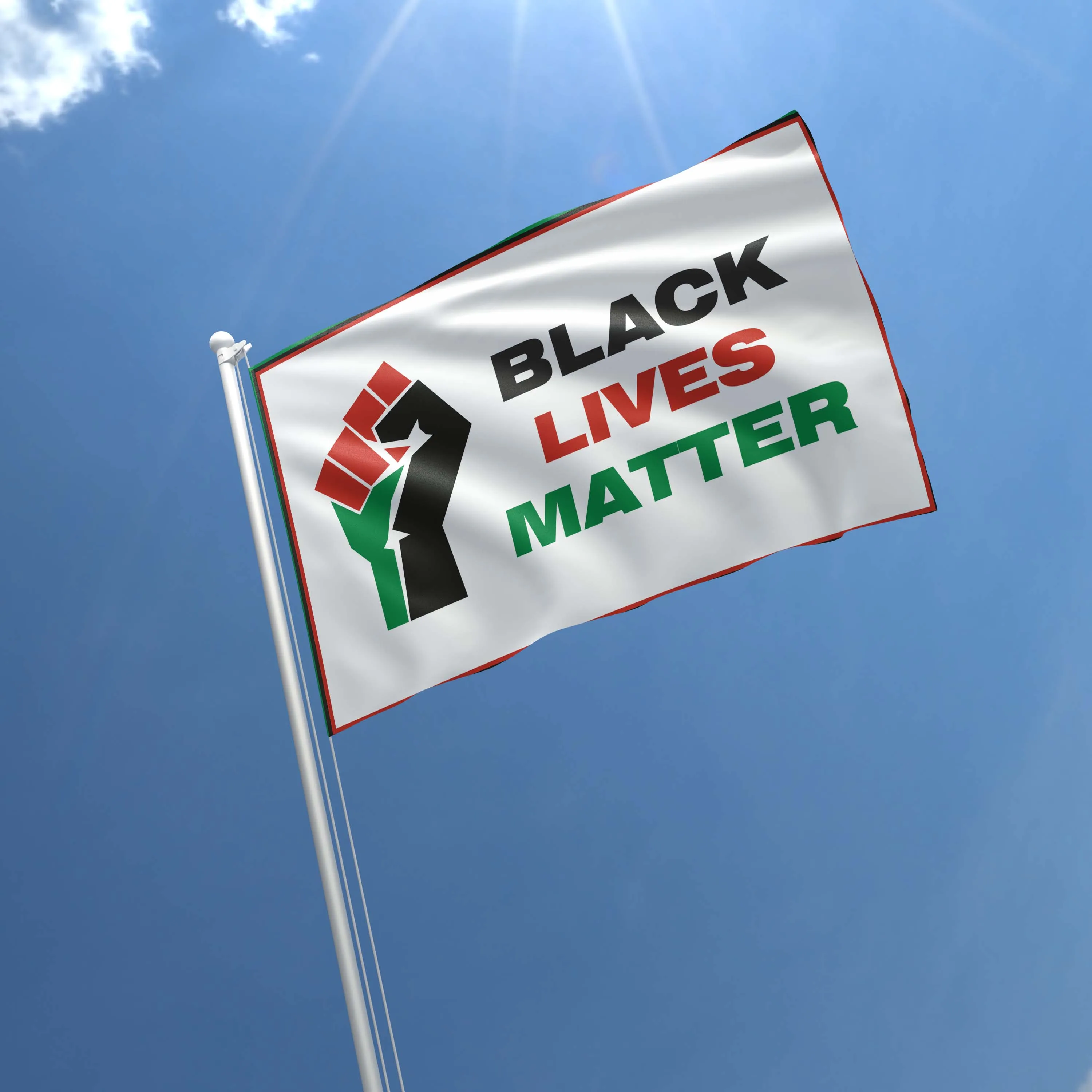 Black Lives Matter Black Power Flag Banner