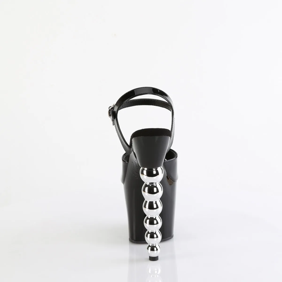 BLISS-709  Black Patent/Black-Silver Chrome