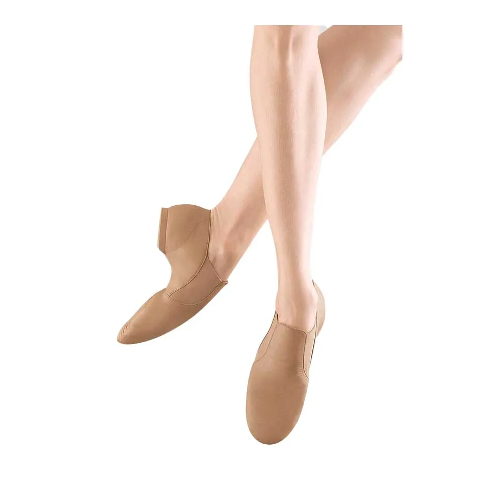 Bloch Elasta Jazz Dance Bootie - Ladies SO499L in Tan