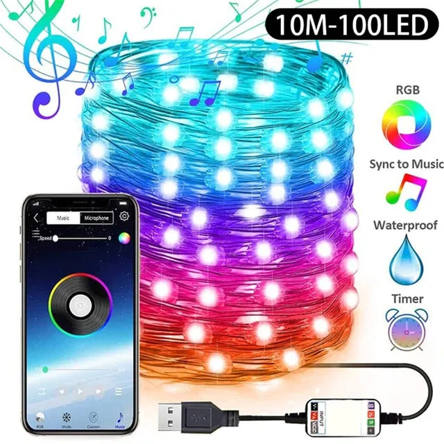 Bluetooth LED Christmas Lights