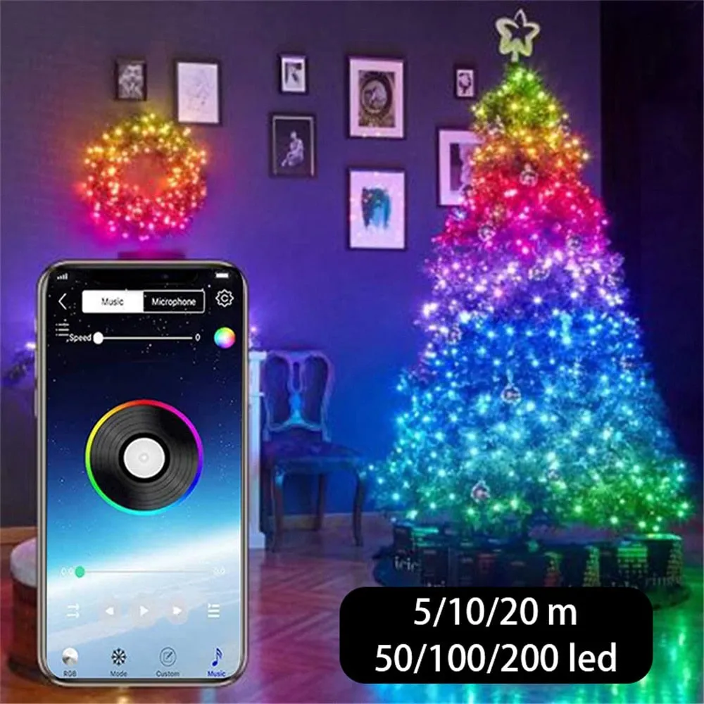Bluetooth LED Christmas Lights