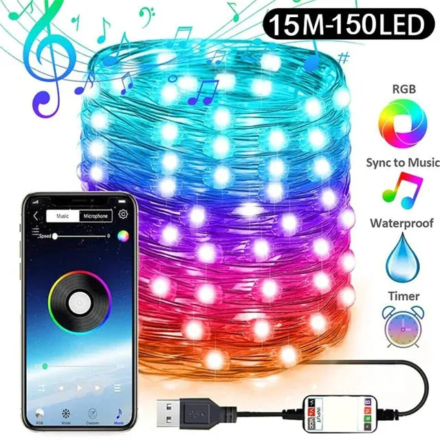 Bluetooth LED Christmas Lights