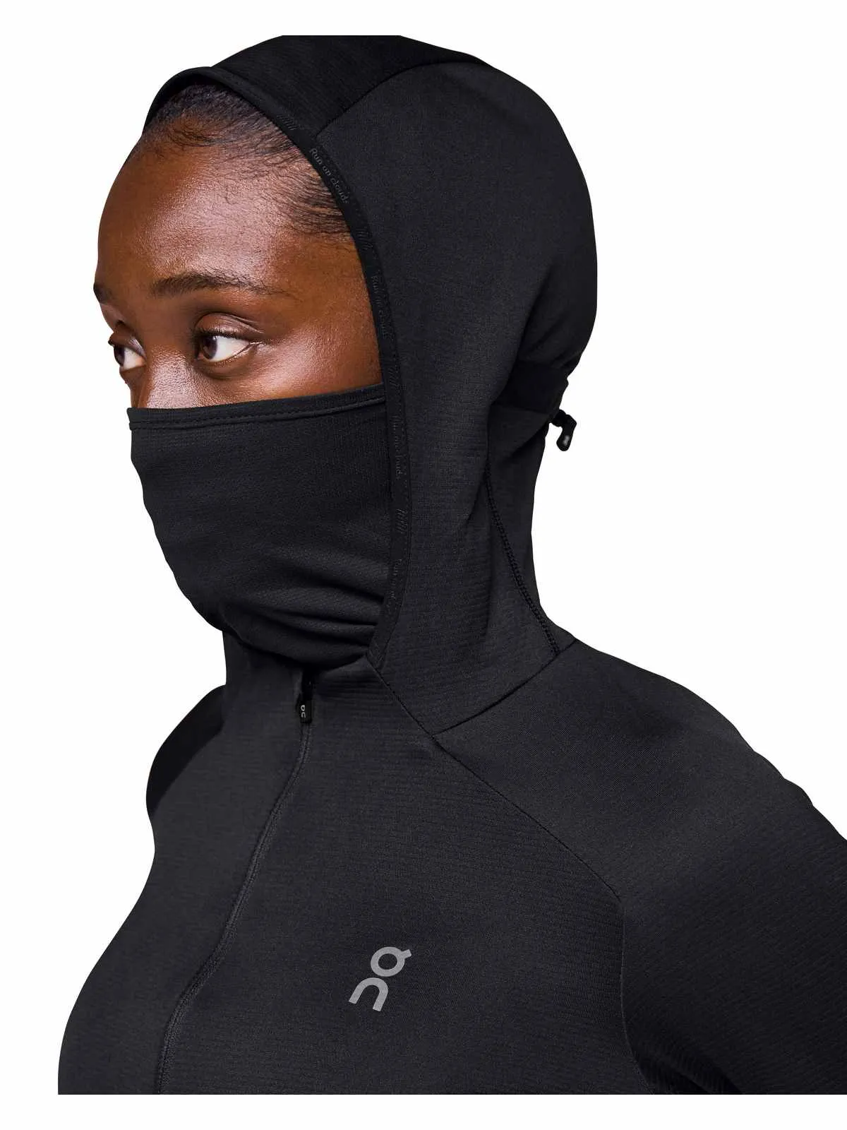 Bluza damska ON RUNNING Climate Zip Hoodie czarny