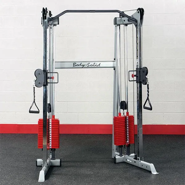 Body Solid Compact Functional Trainer - GDCC210 - Upto Dual 330 lb. Stacks