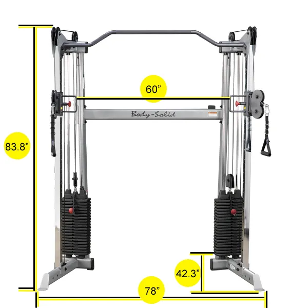 Body Solid Functional Training Center - GDCC200 - 330 lb. Stacks