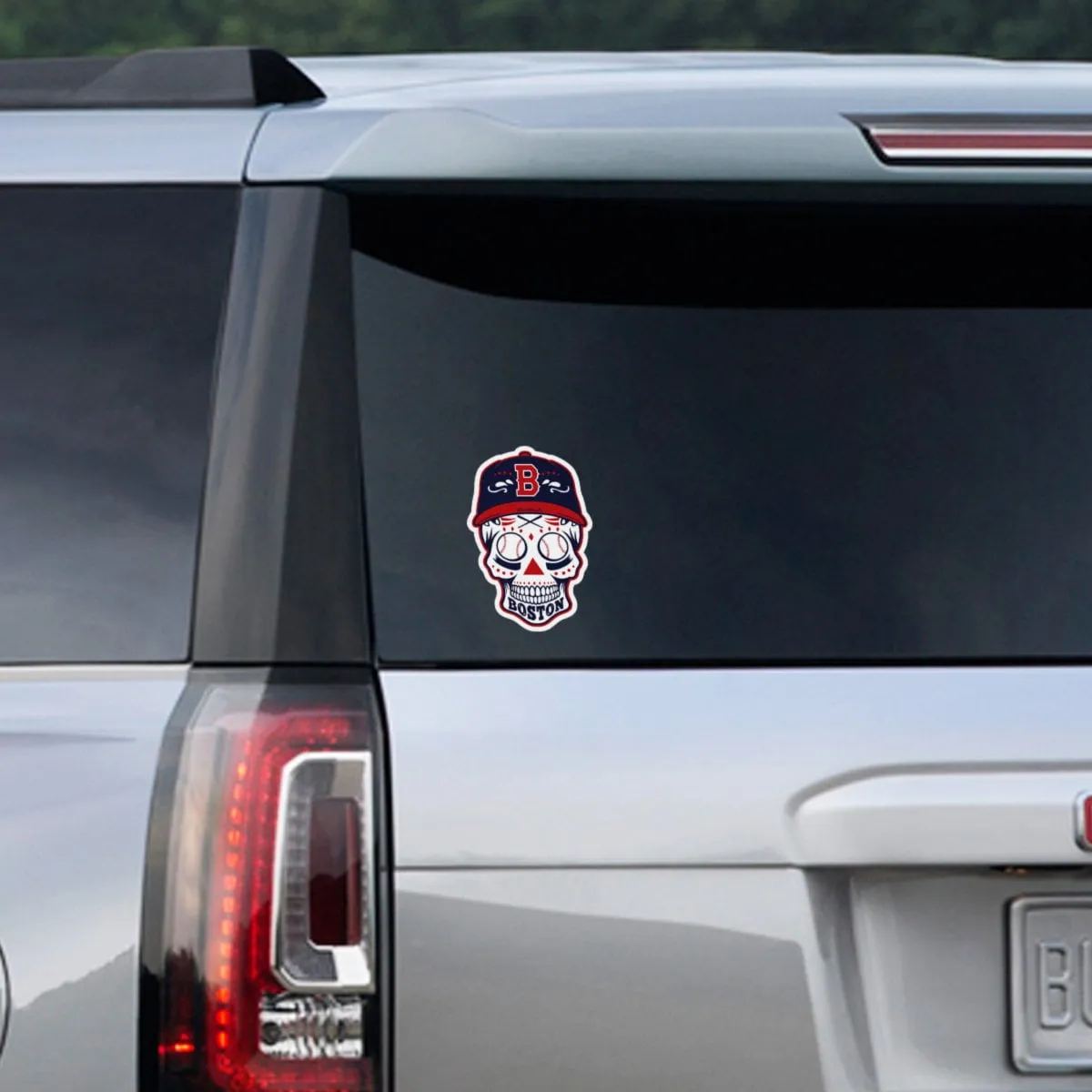 Boston Baseball Dead Head Sticker
