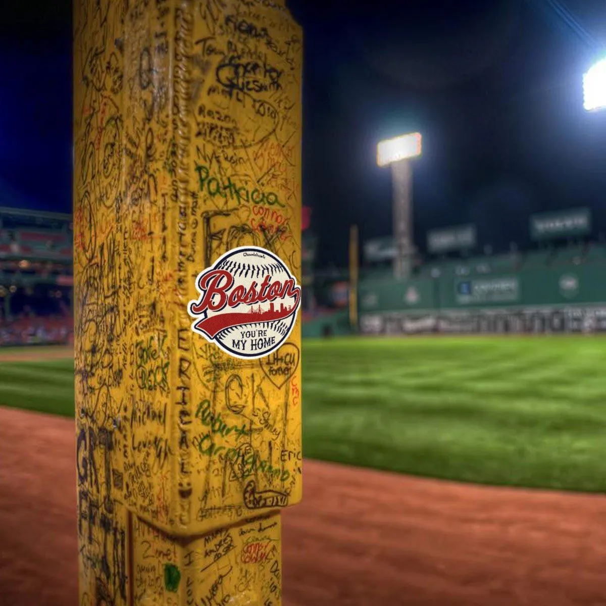 Boston You're My Home Baseball Sticker