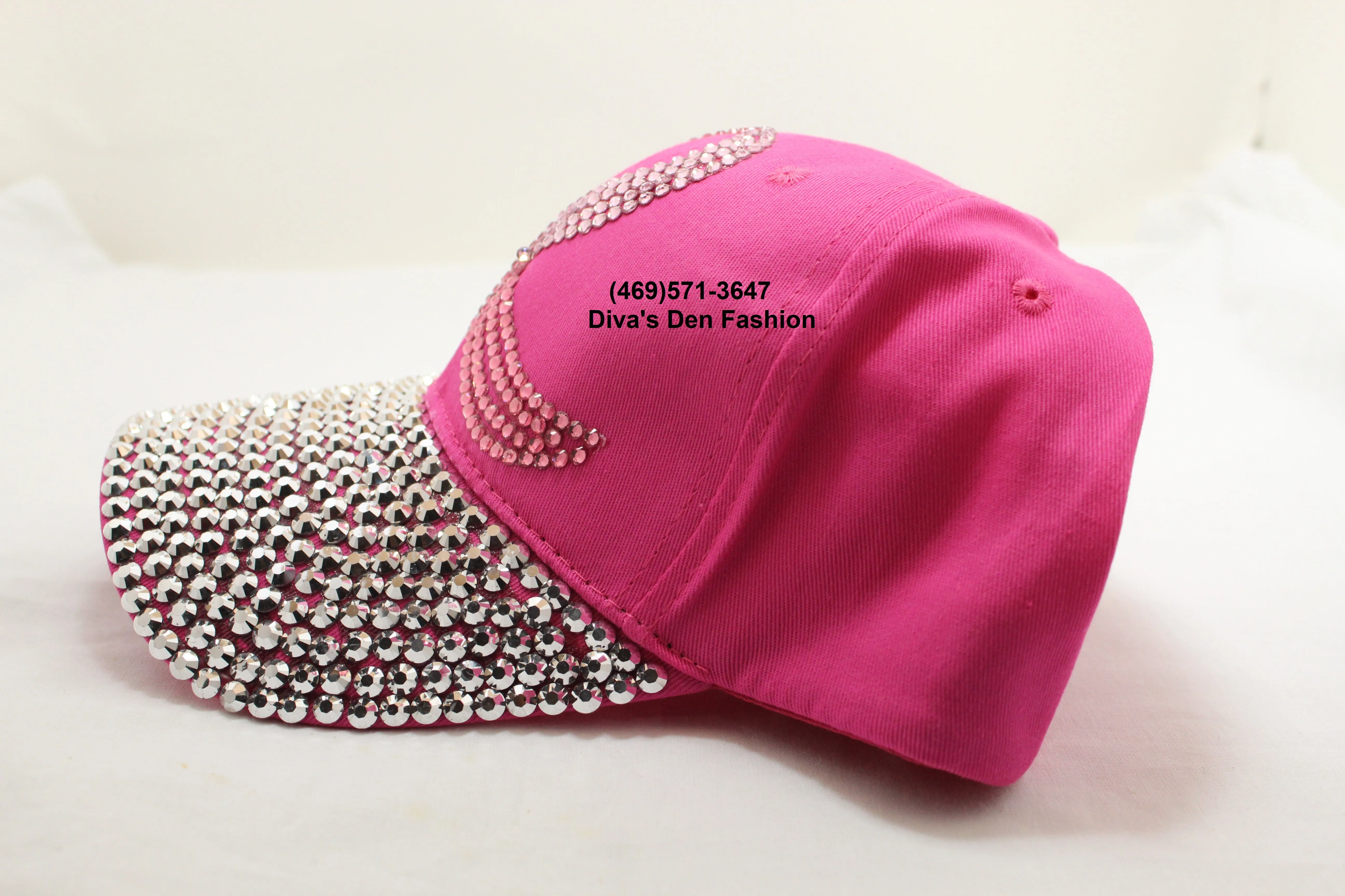 Breast Cancer Awareness Bling Bling Hat