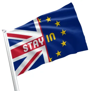 Brexit - Stay In the UK leaving the EU Flag Banner