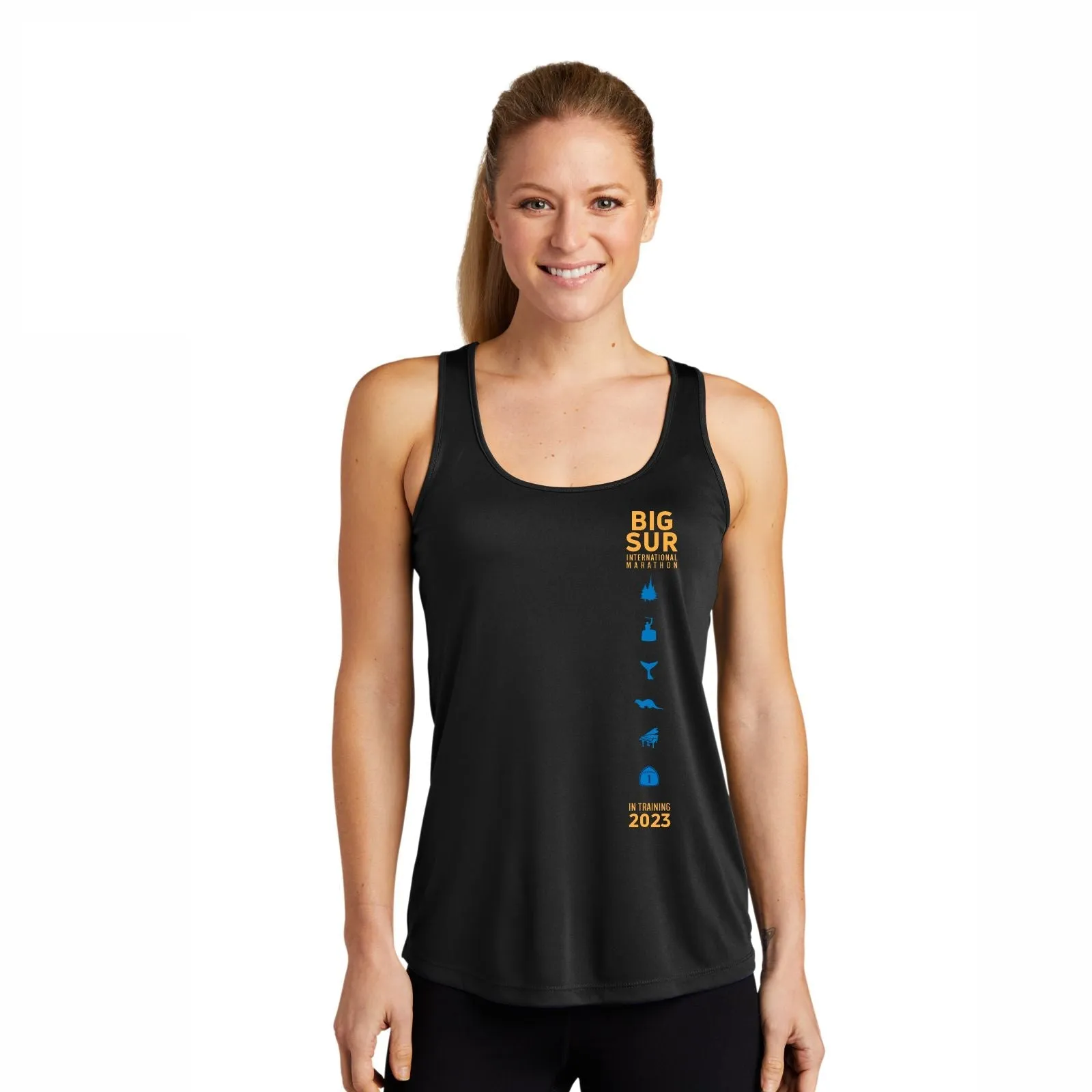 BSIM Women's Tech Racerback Singlet - Black - 2023 In Training