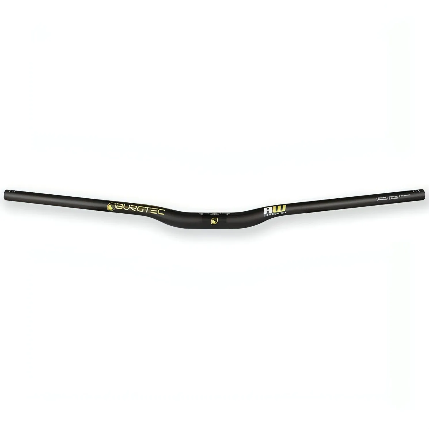 Burgtec RideWide 800mm Carbon DH Bars 31.8mm Clamp - Black