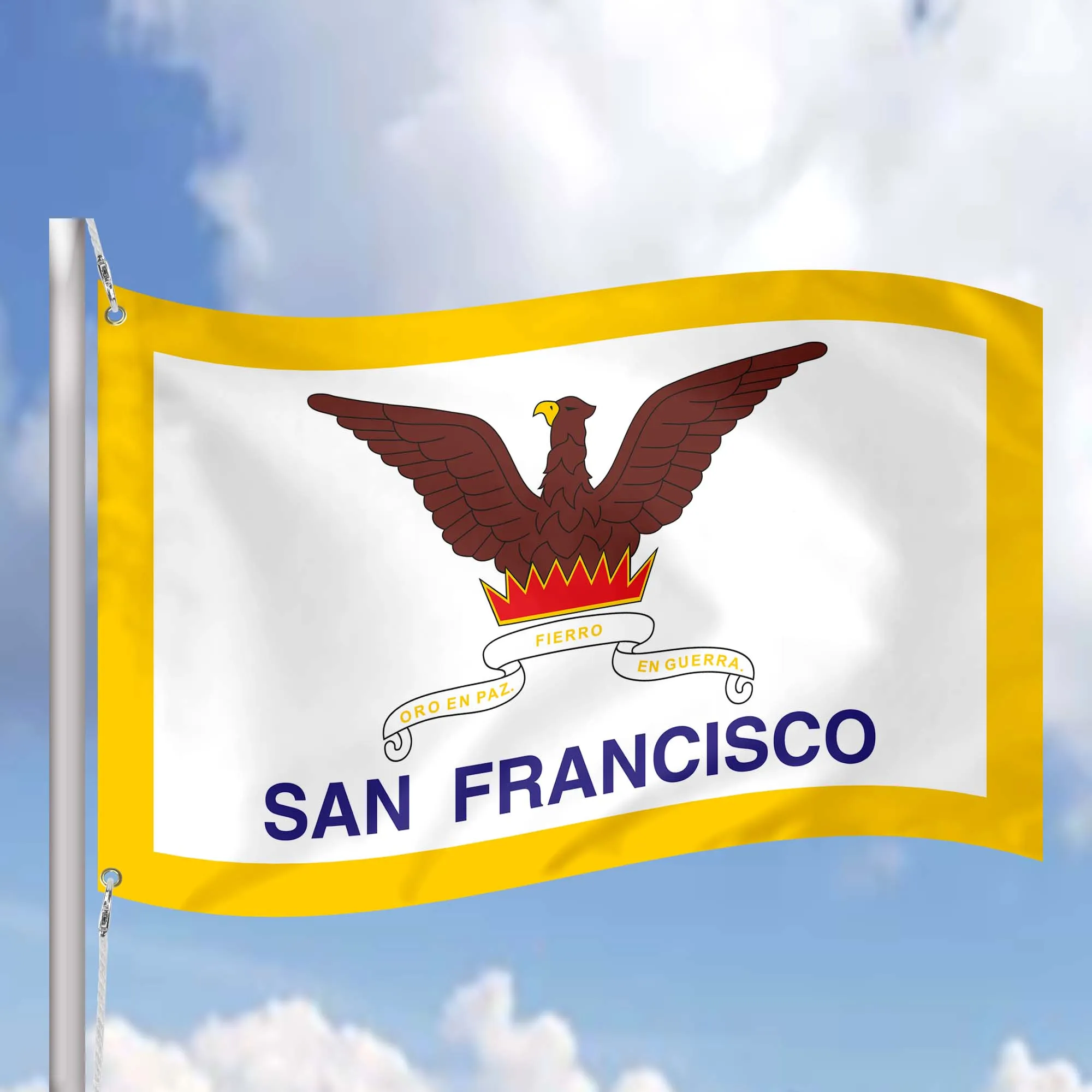 California State San Francisco USA United States of America Flag Banner
