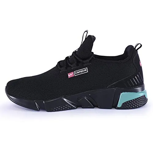 Campus Women's Alexa Blk/Rani Running Sport Shoe-7 UK (40 EU) (5G-663)