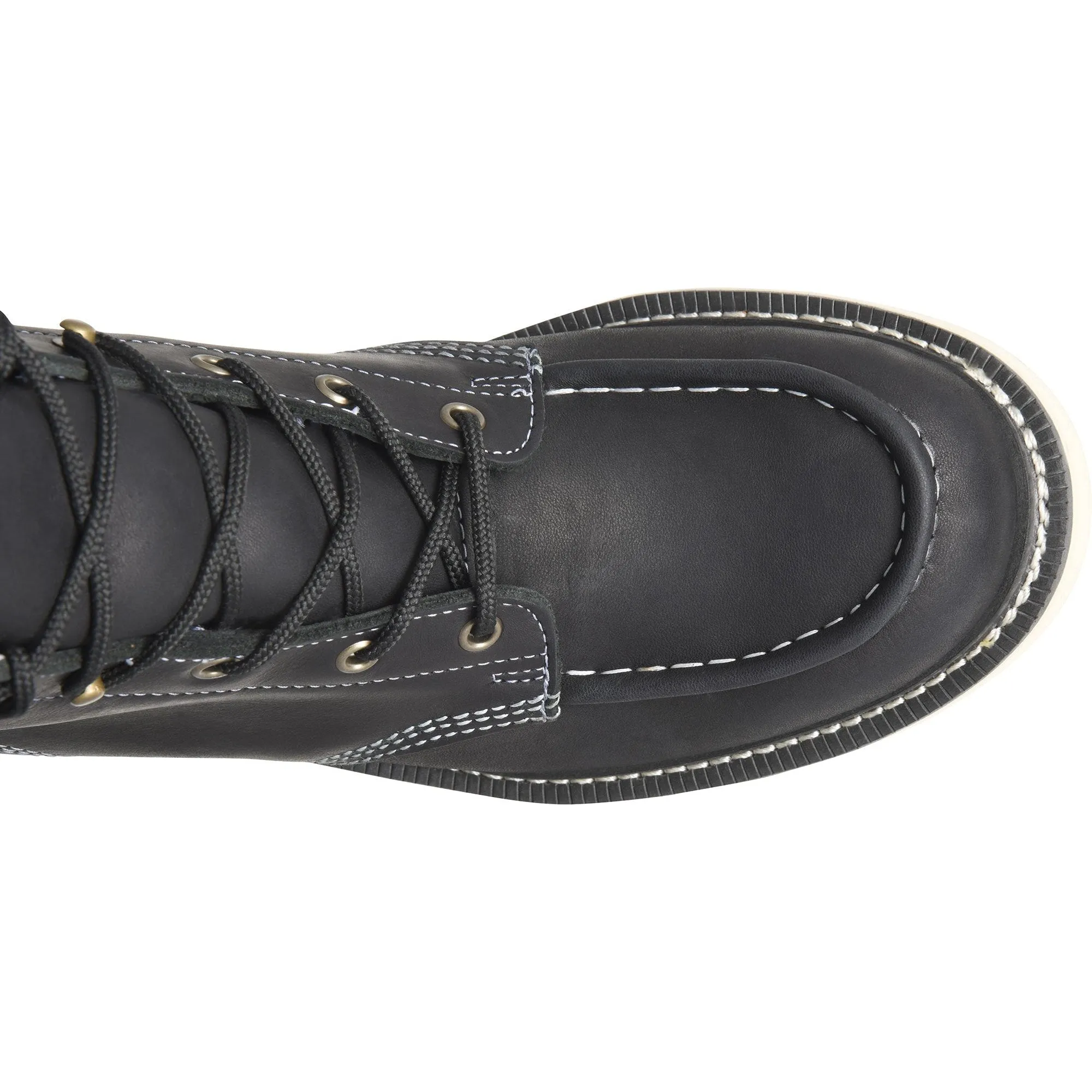 Carolina Men's Wedge Amp Mx 6" Moc Toe Casual Work Boot -Black- CA7064