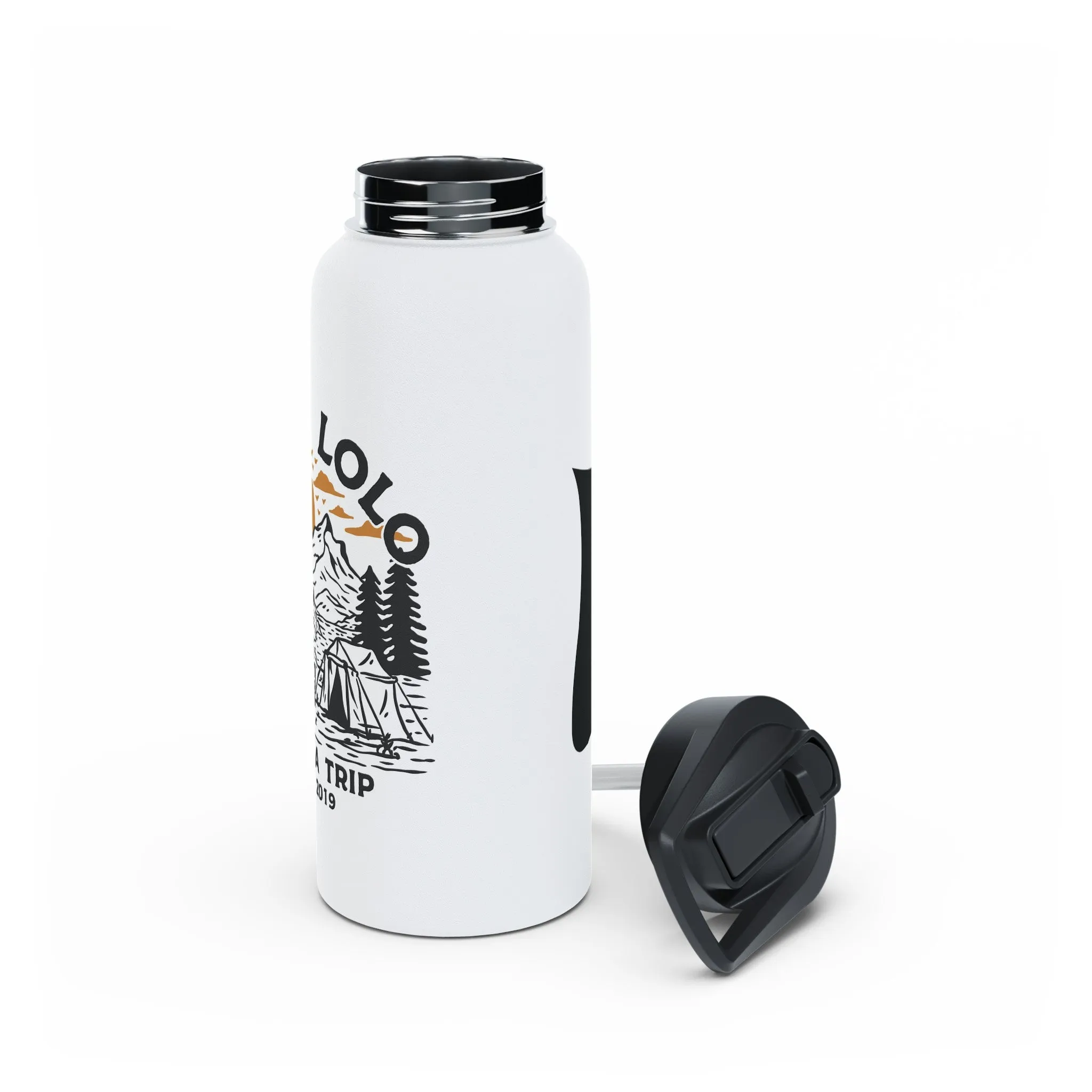 Cheers to the Weekend Stainless Steel Water Bottle, Standard Lid