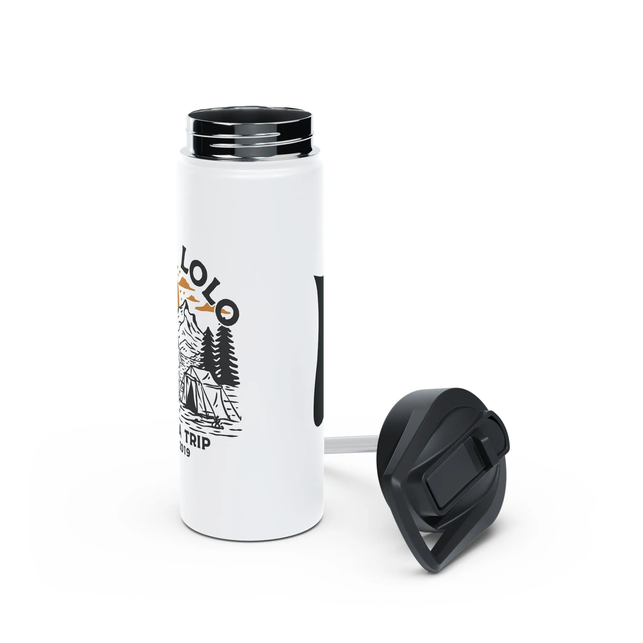 Cheers to the Weekend Stainless Steel Water Bottle, Standard Lid