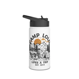 Cheers to the Weekend Stainless Steel Water Bottle, Standard Lid