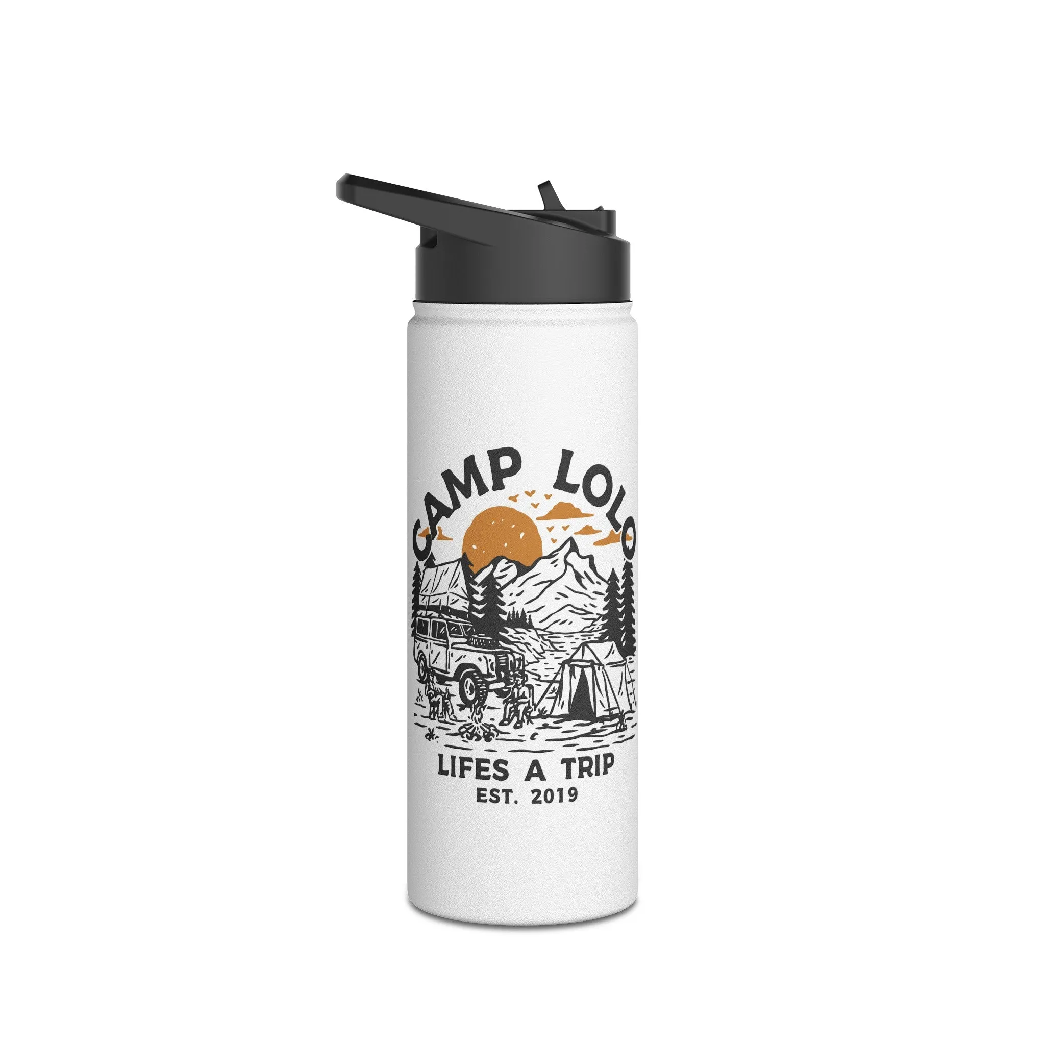Cheers to the Weekend Stainless Steel Water Bottle, Standard Lid