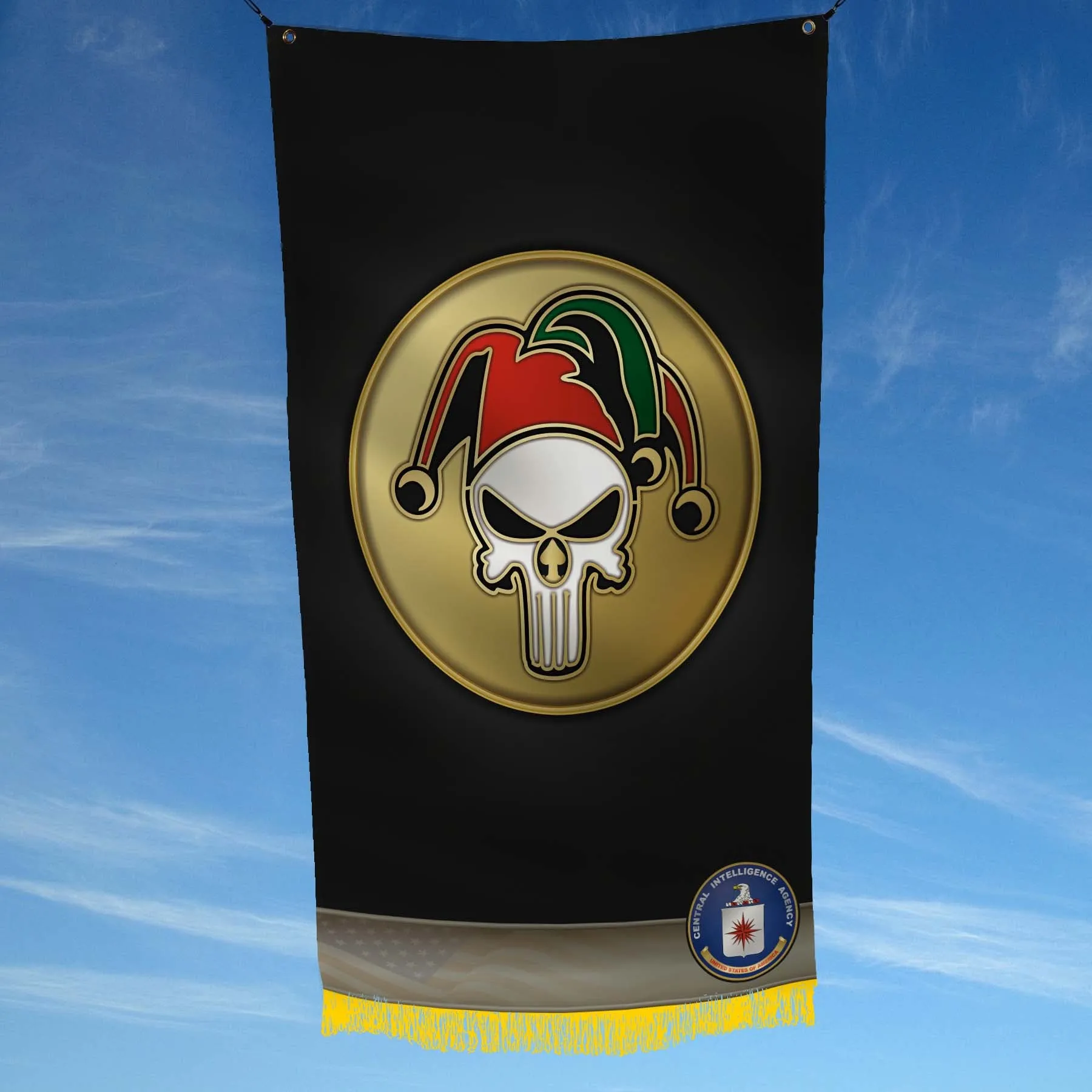 CIA NCS DO SOG Special Operations Group Spin Boldak OGA Afghanistan Jester Flag Banner
