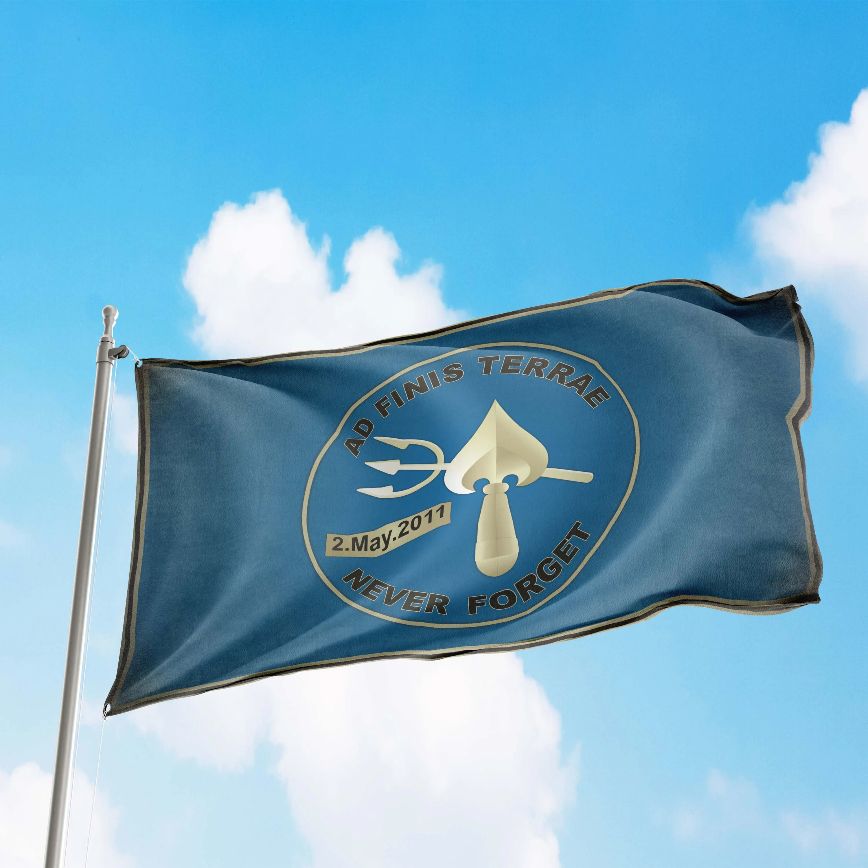 CIA SOG Special Operations Group Seal Team Six Neptune Spear UBL Tie Flag Banner