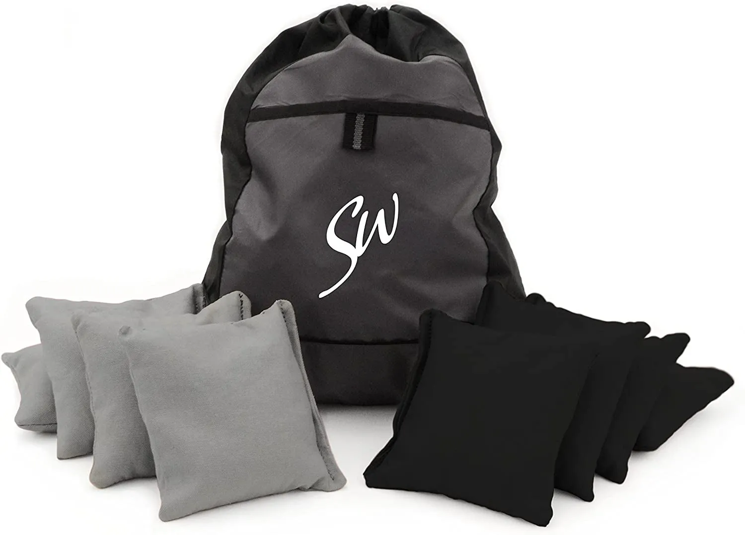 Classic Corn Filled Cornhole Bags with Carrying Tote