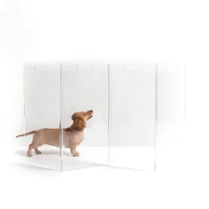 Clear Zig Zag Pet Gate