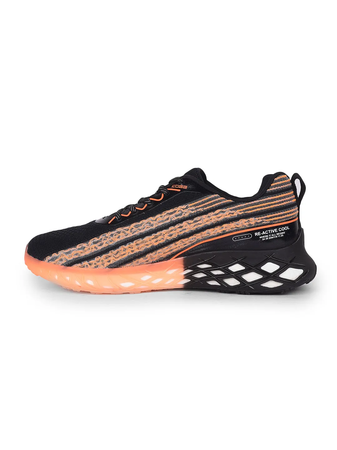 Cobb Mens Orange Running Shoes