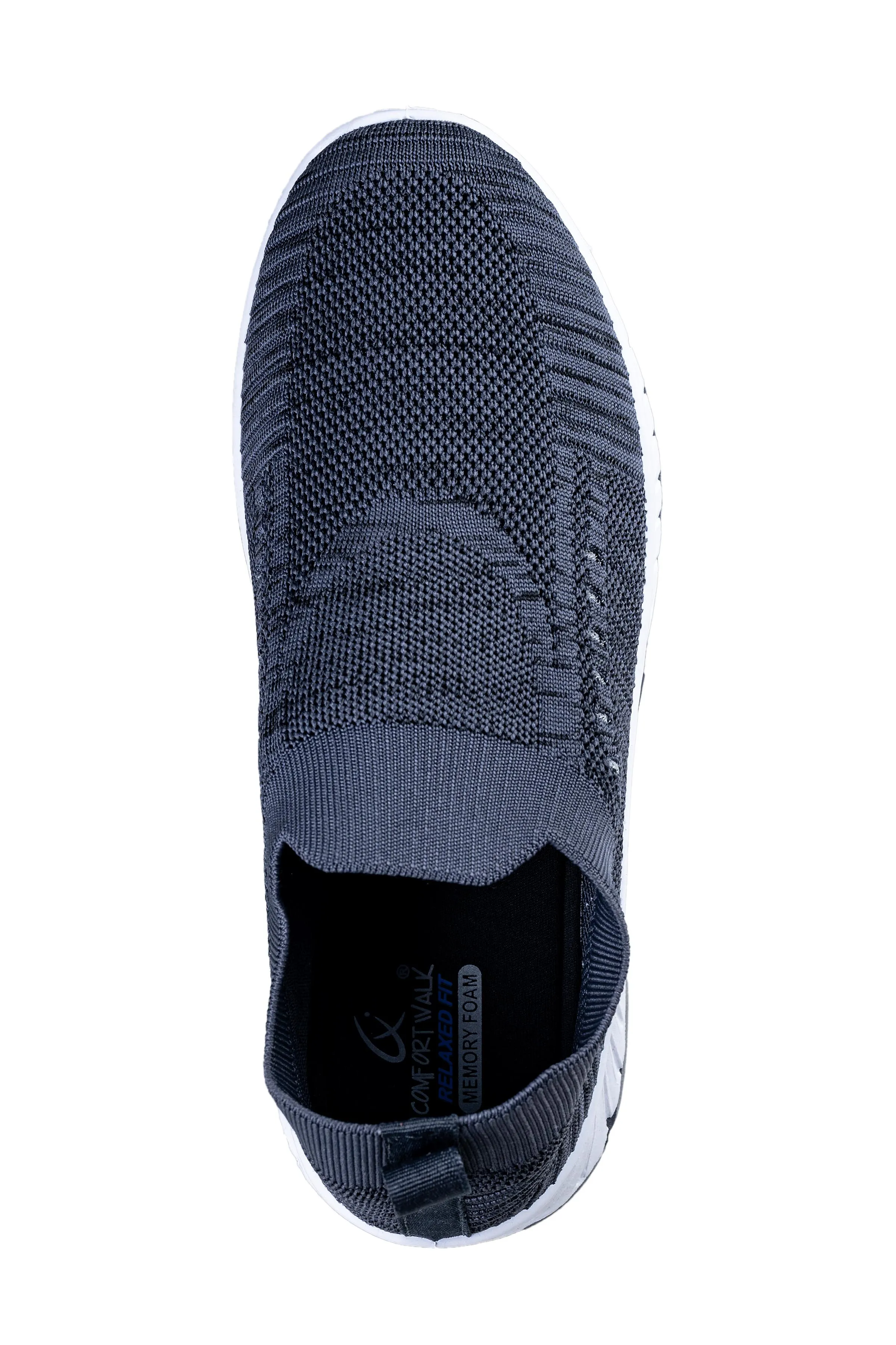 Comfort Walk Gents Grey Sports Shoe