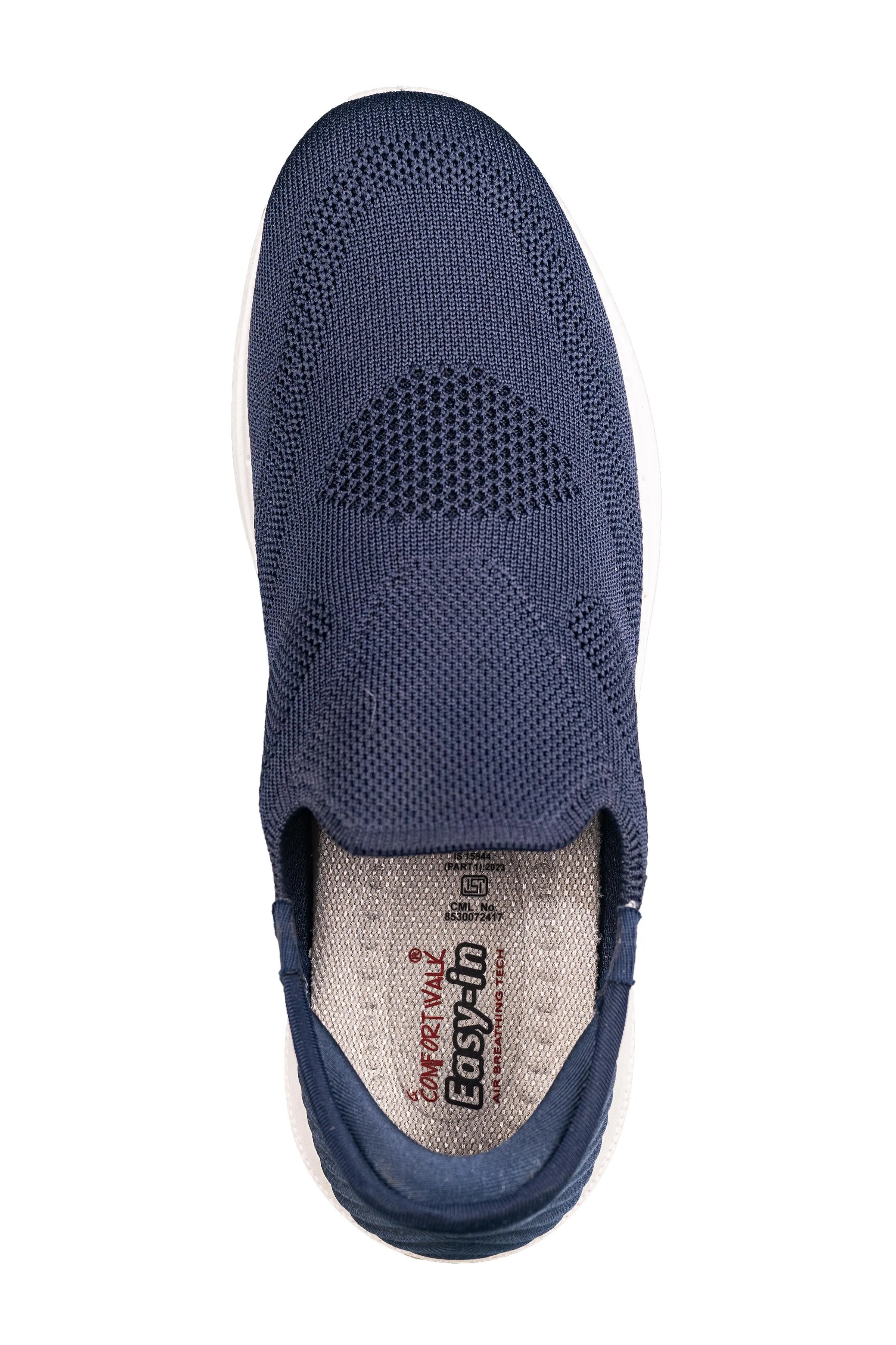 Comfort Walk Gents Navy Sports Shoe