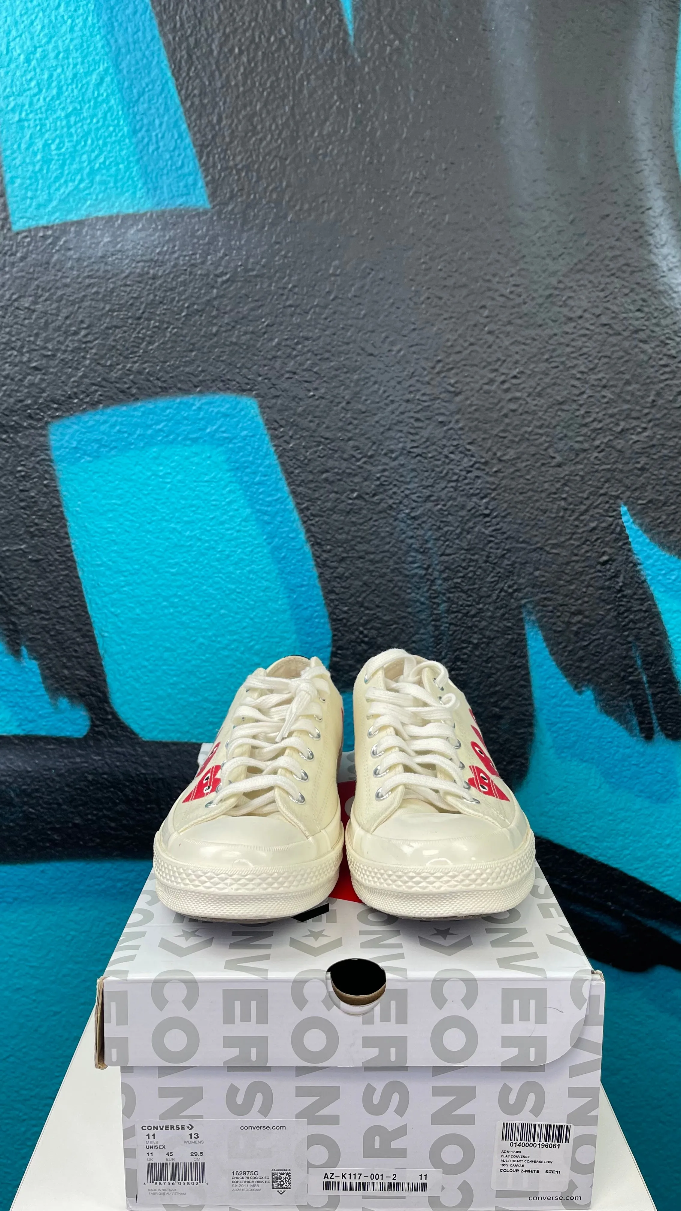 Comme des Garçons Play x Chuck 70 Low Top 'Multi Heart'